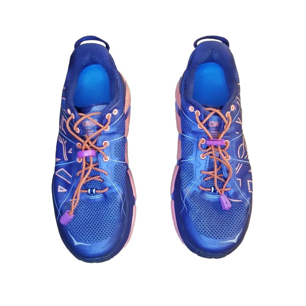 Hoka One One Infinite Women Size 8 Blue Orange Running Shoes Sneaker 1009649CFNC